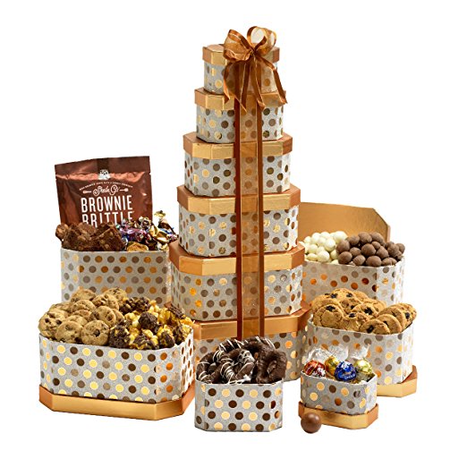 Broadway Basketeers Towering Heights Kosher Gourmet Gift Tower
