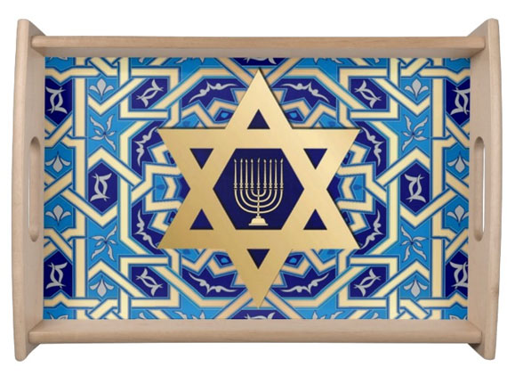 Happy Hanukkah Gift Serving Tray