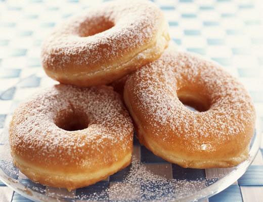 Vanilla Glazed Baked Donuts