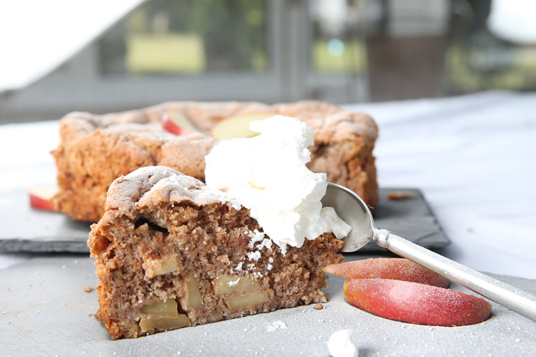 Passover Apple Pecan Cake