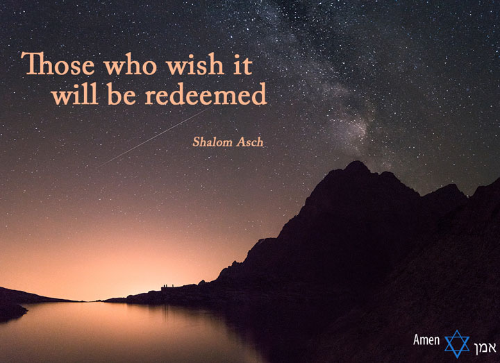 Those who wish it will be redeemed.