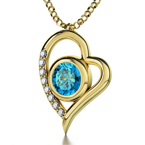 I Love You In 12 Languages 24k Gold Plated & Swarovski
