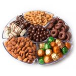 Overflow Of Kosher Nuts & Chocolate Gift Tray 13 