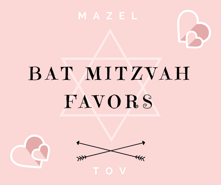 20+ Personalized Bat Mitzvah Favors & Unique Giveaway Ideas (2018