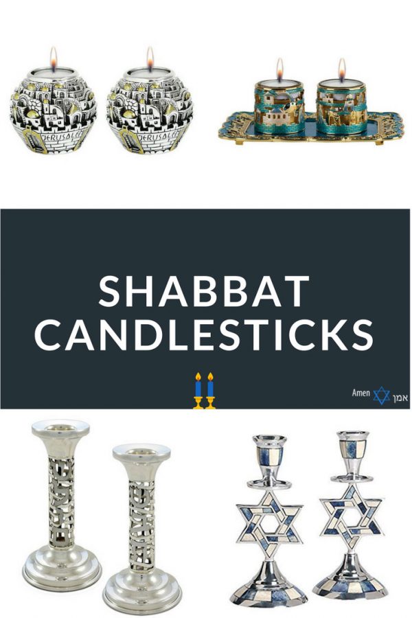 30+ Unique Shabbat Candlesticks Jewish Candle Holders from Israel