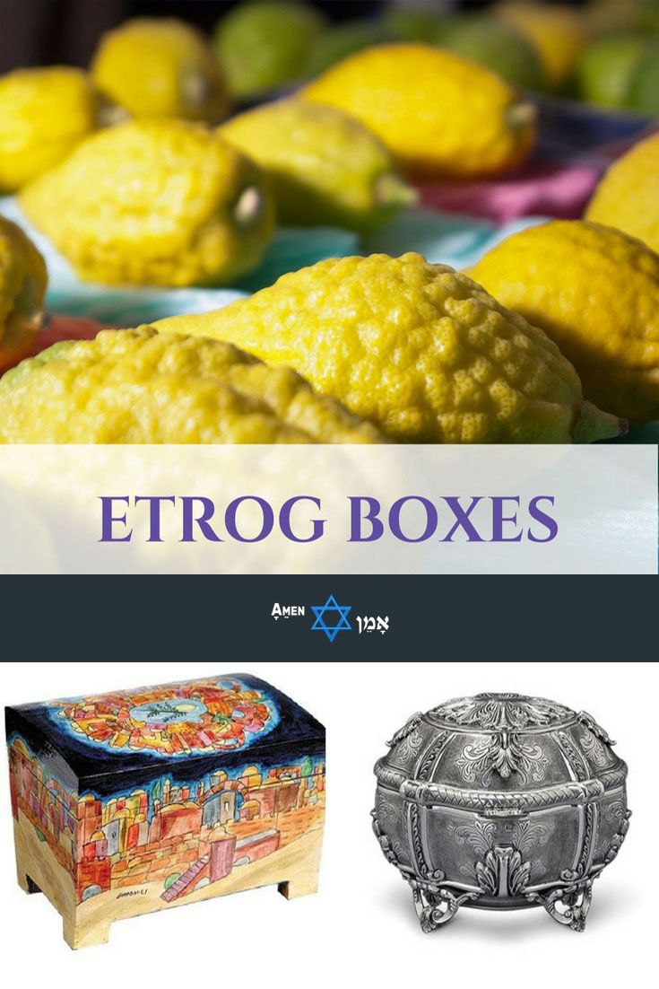 Sukkot Etrog Boxes Large