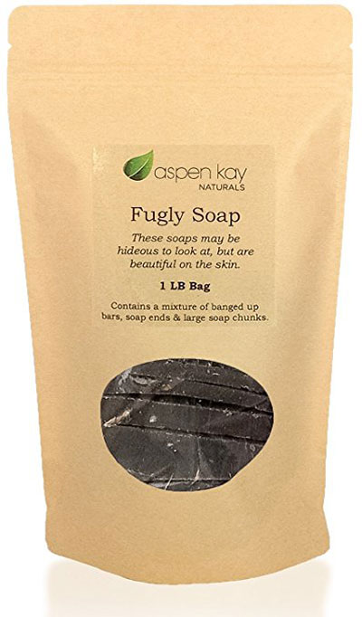 Dead Sea Mud Soap, 1 Pound Bag Of Fugly Soap