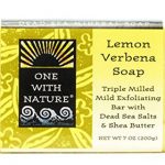 One With Nature Dead Sea Mineral Soap Lemon Sage