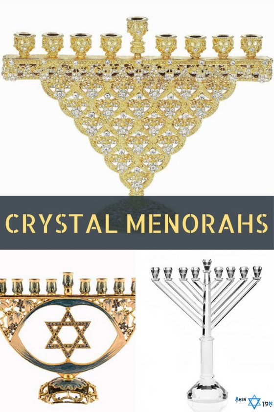 Hanukkah Crystal Menorahs 2