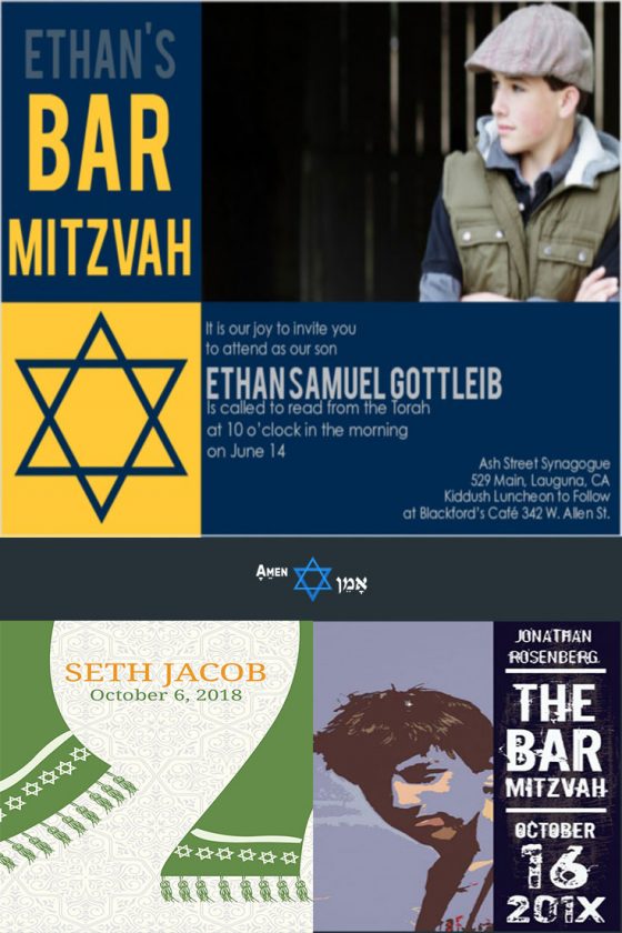Bar Mitzvah Invitation Ideas
