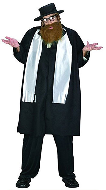 Mens Adult Rabbi Costume