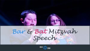 how to write a speech for a bat mitzvah