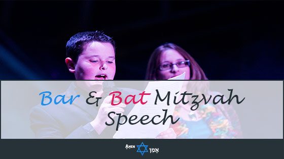 Bar Bat Mitzvah Speech