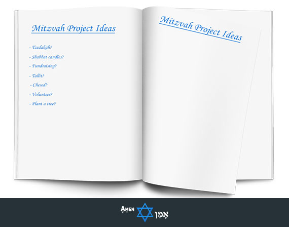 Mitzvah Project Ideas Notebook