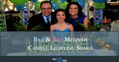 Bar Bat Mitzvah Candle Lighting Songs
