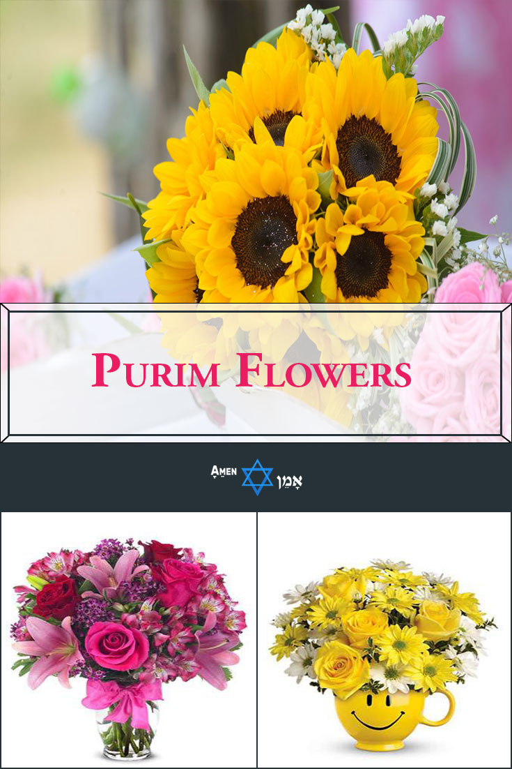 Purim Flowers Large