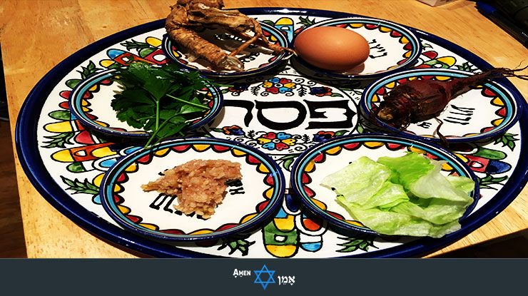 Seder Plate With Items