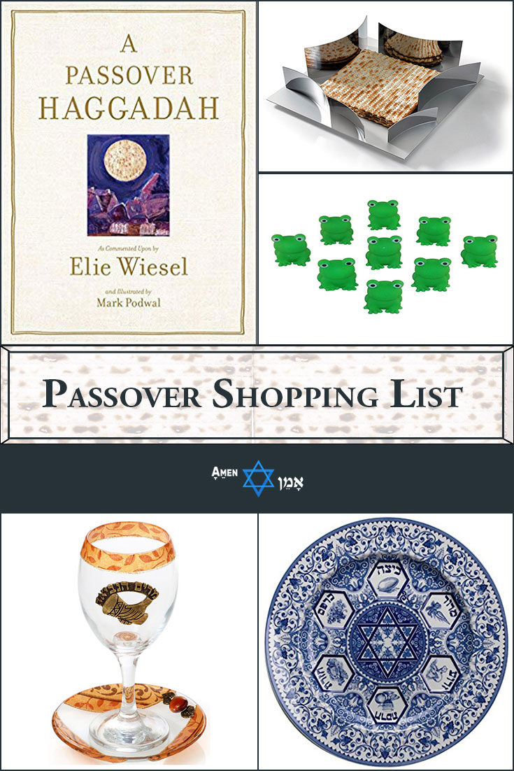 Passover Shopping List Large