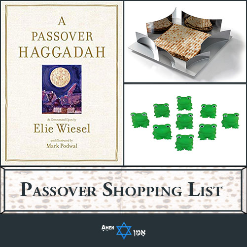 Passover Shopping List