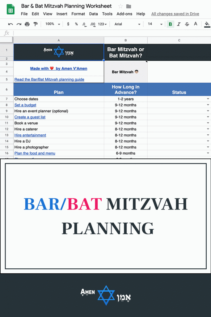 Bar Bat Mitzvah Planning Large