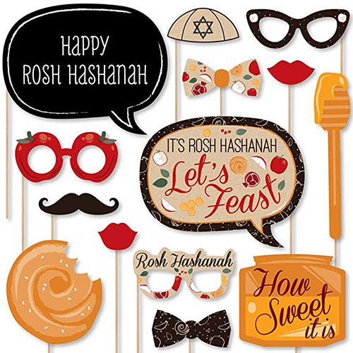 Rosh Hashanah Photo Booth Props