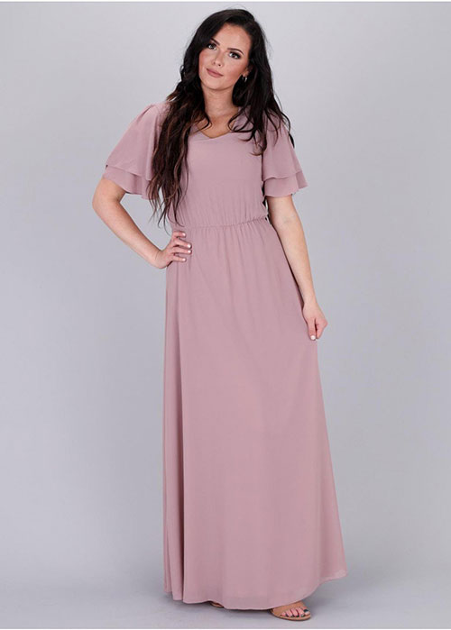 Chloe Chiffon Maxi Dress