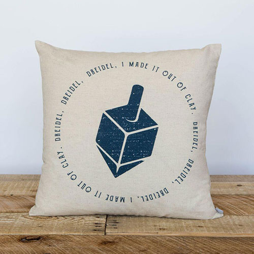 Out Of Clay Hanukkah Pillow