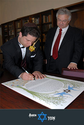 Ketubah Signing