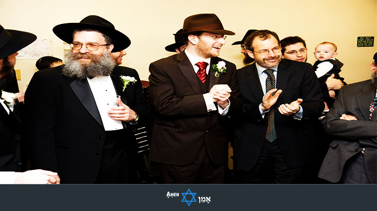 Tisch Orthodox Jewish Wedding